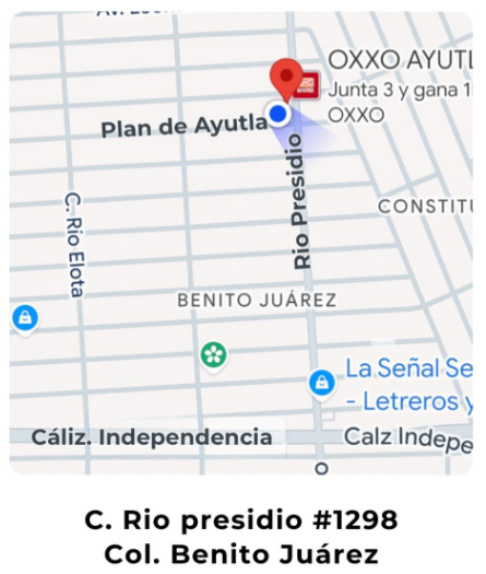 Ubicación Colectivo Livas